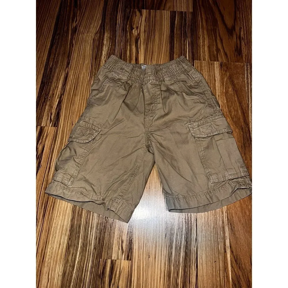 Old Navy Carter's TCP Jumping Beans Boys Shorts Cargo Khaki Sz 5 Lot Of‎ 5